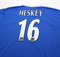 2004/05 HESKEY #16 Birmingham City LS Vintage Diadora Home Football Shirt (XL)
