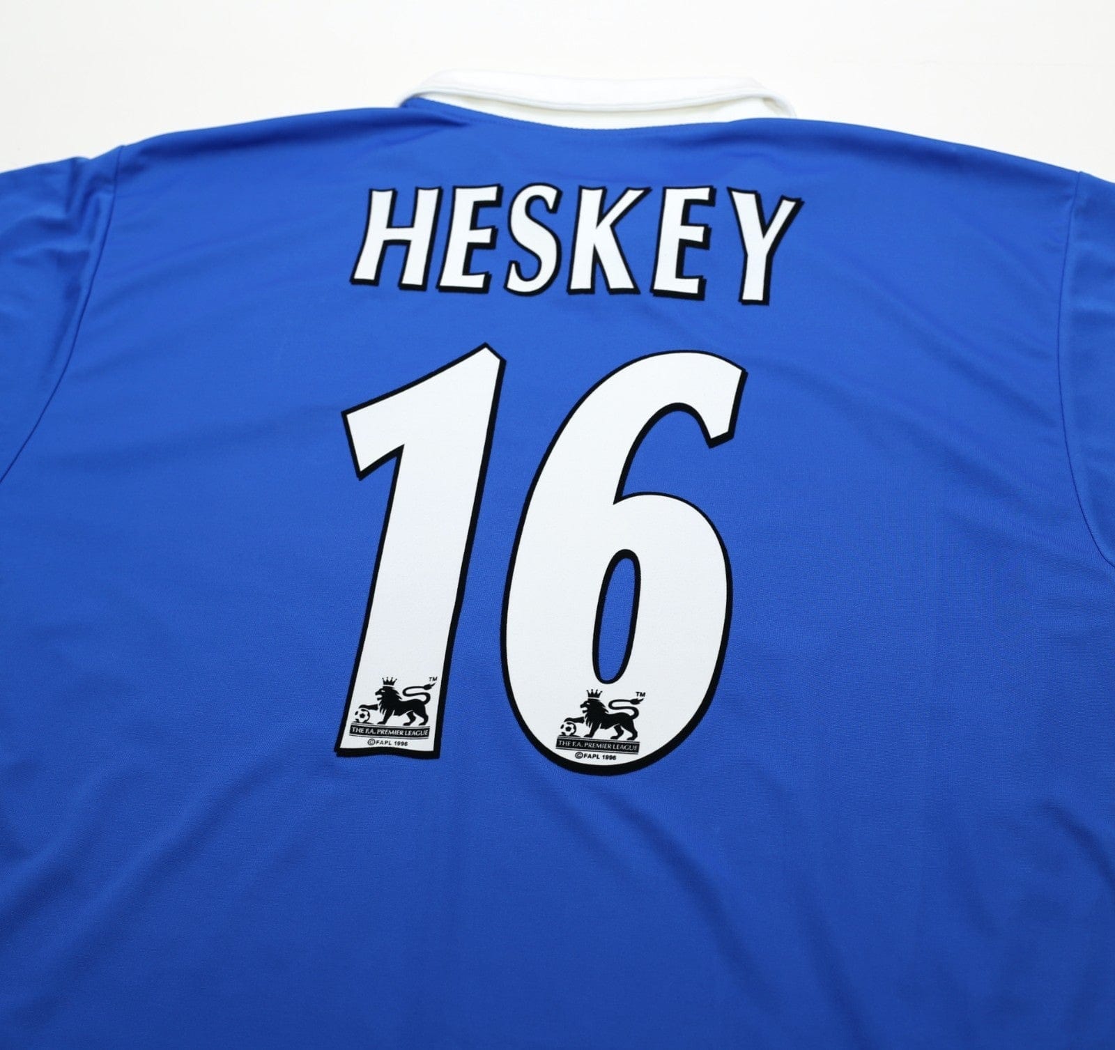 2004/05 HESKEY #16 Birmingham City LS Vintage Diadora Home Football Shirt (XL)
