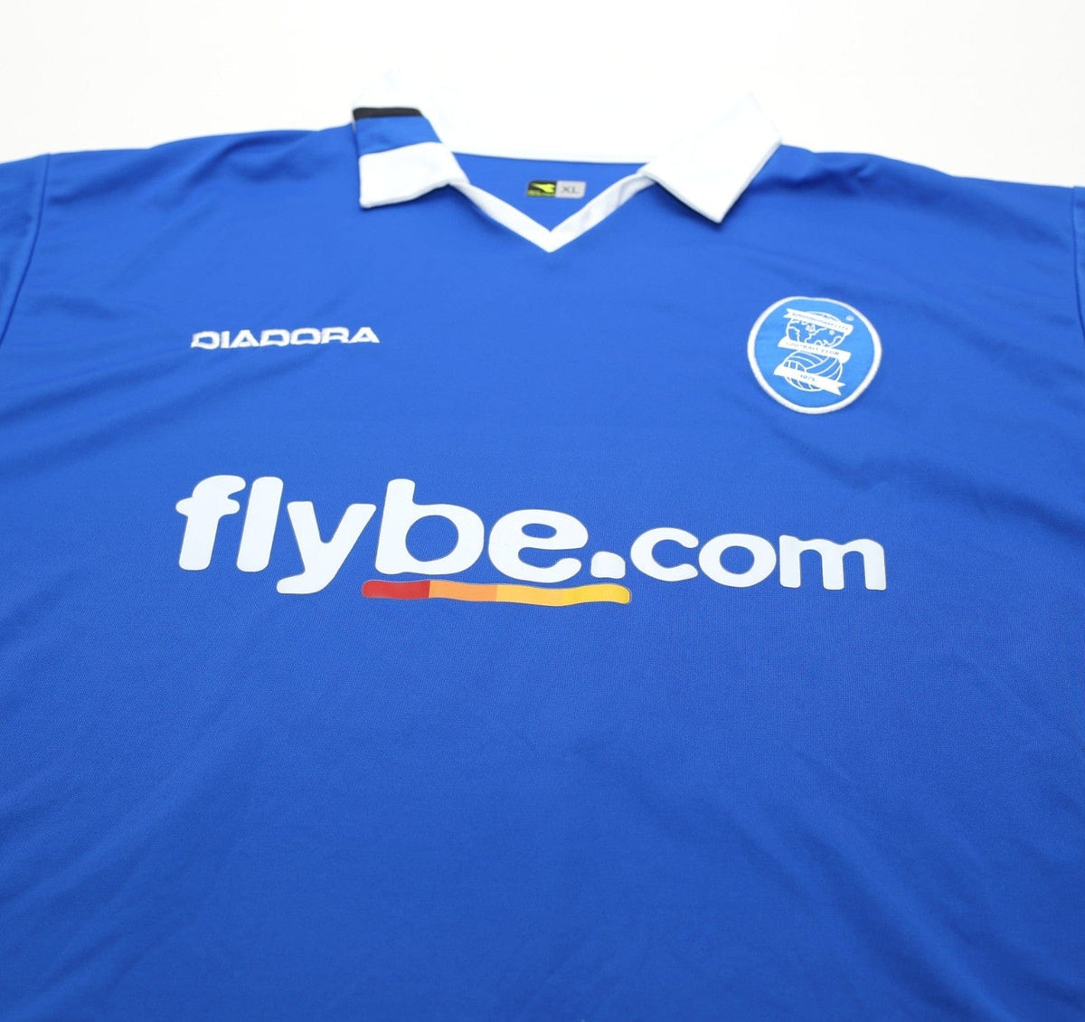 2004/05 HESKEY #16 Birmingham City LS Vintage Diadora Home Football Shirt (XL)