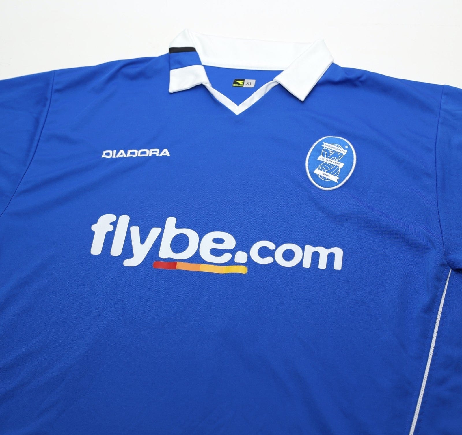 2004/05 HESKEY #16 Birmingham City LS Vintage Diadora Home Football Shirt (XL)