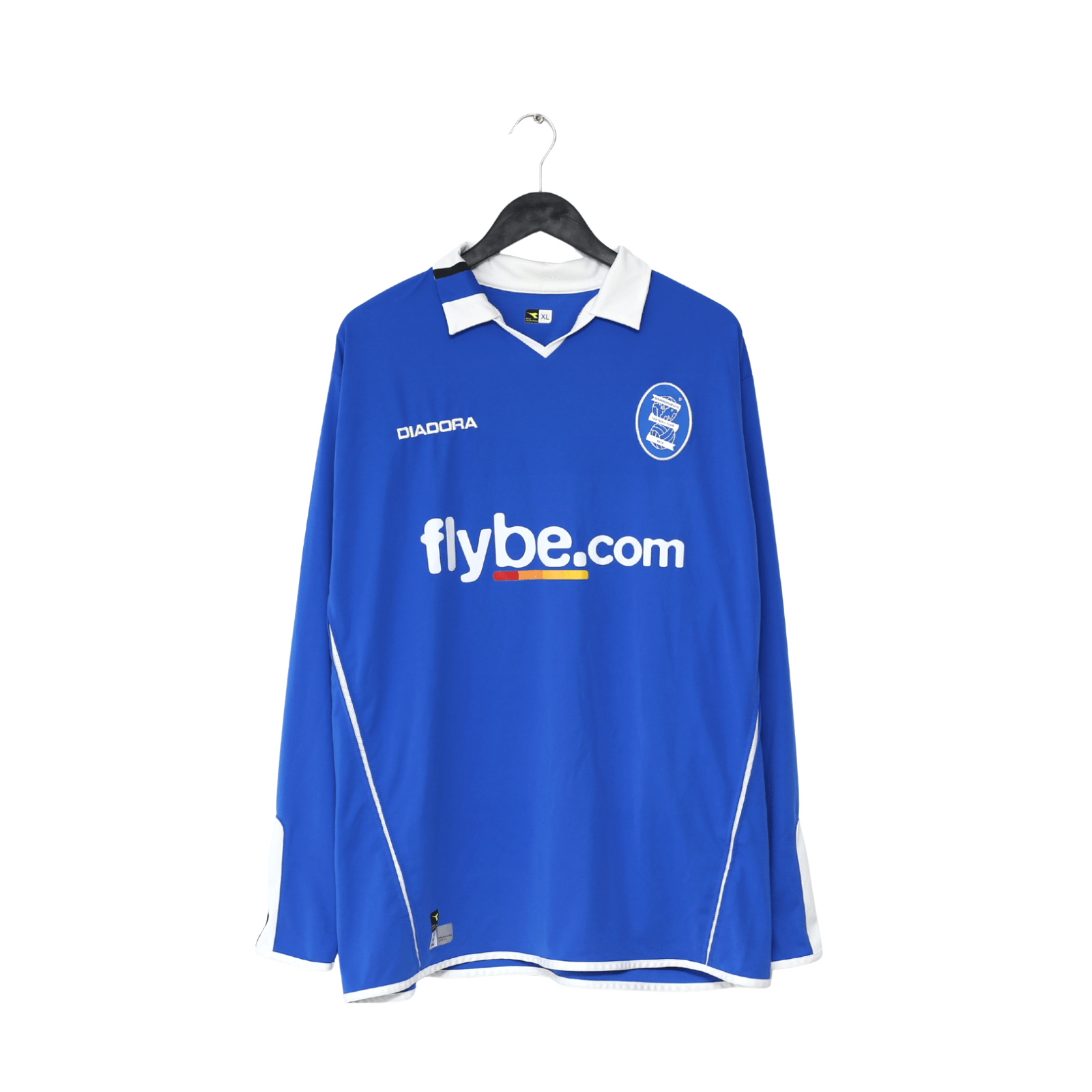 2004/05 HESKEY #16 Birmingham City LS Vintage Diadora Home Football Shirt (XL)