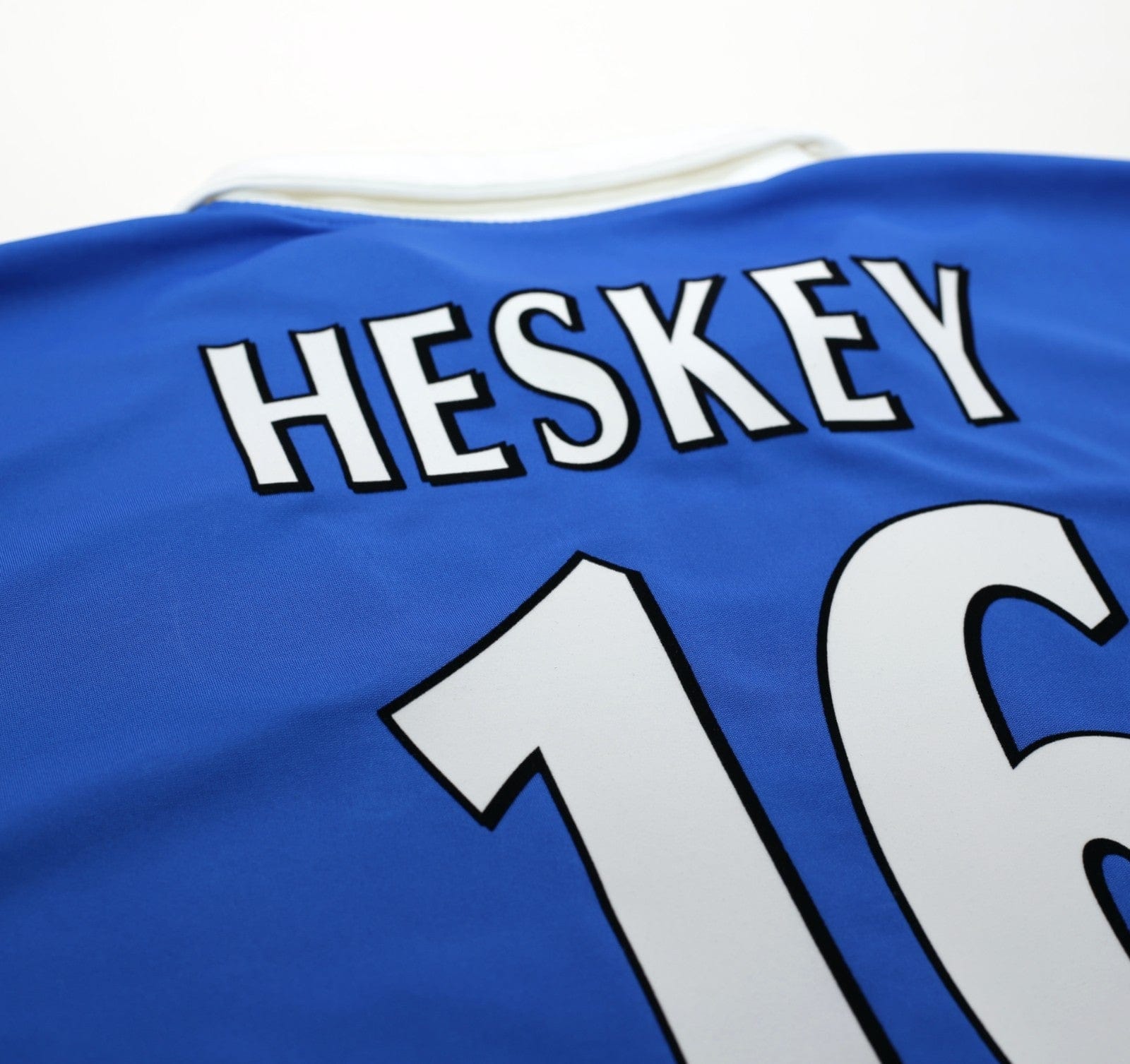 2004/05 HESKEY #16 Birmingham City LS Vintage Diadora Home Football Shirt (XL)