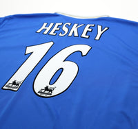 2004/05 HESKEY #16 Birmingham City LS Vintage Diadora Home Football Shirt (XL)