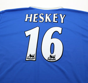 2004/05 HESKEY #16 Birmingham City LS Vintage Diadora Home Football Shirt (XL)