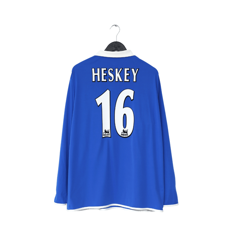 2004/05 HESKEY #16 Birmingham City LS Vintage Diadora Home Football Shirt (XL)