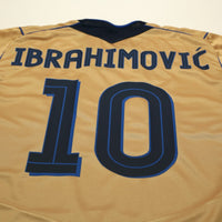 2004/05 Ibrahimovic #10 Sweden Vintage Umbro Centenary Football Shirt (M/L)