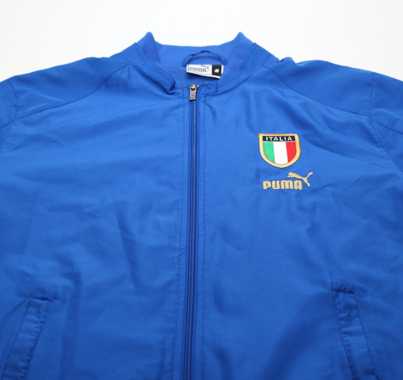 2004/05 ITALY Vintage PUMA Football Track Top Jacket (M) Euro 2004
