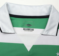 2004/05 LARSSON #7 Celtic Vintage Umbro European Home Football Shirt (M/L)