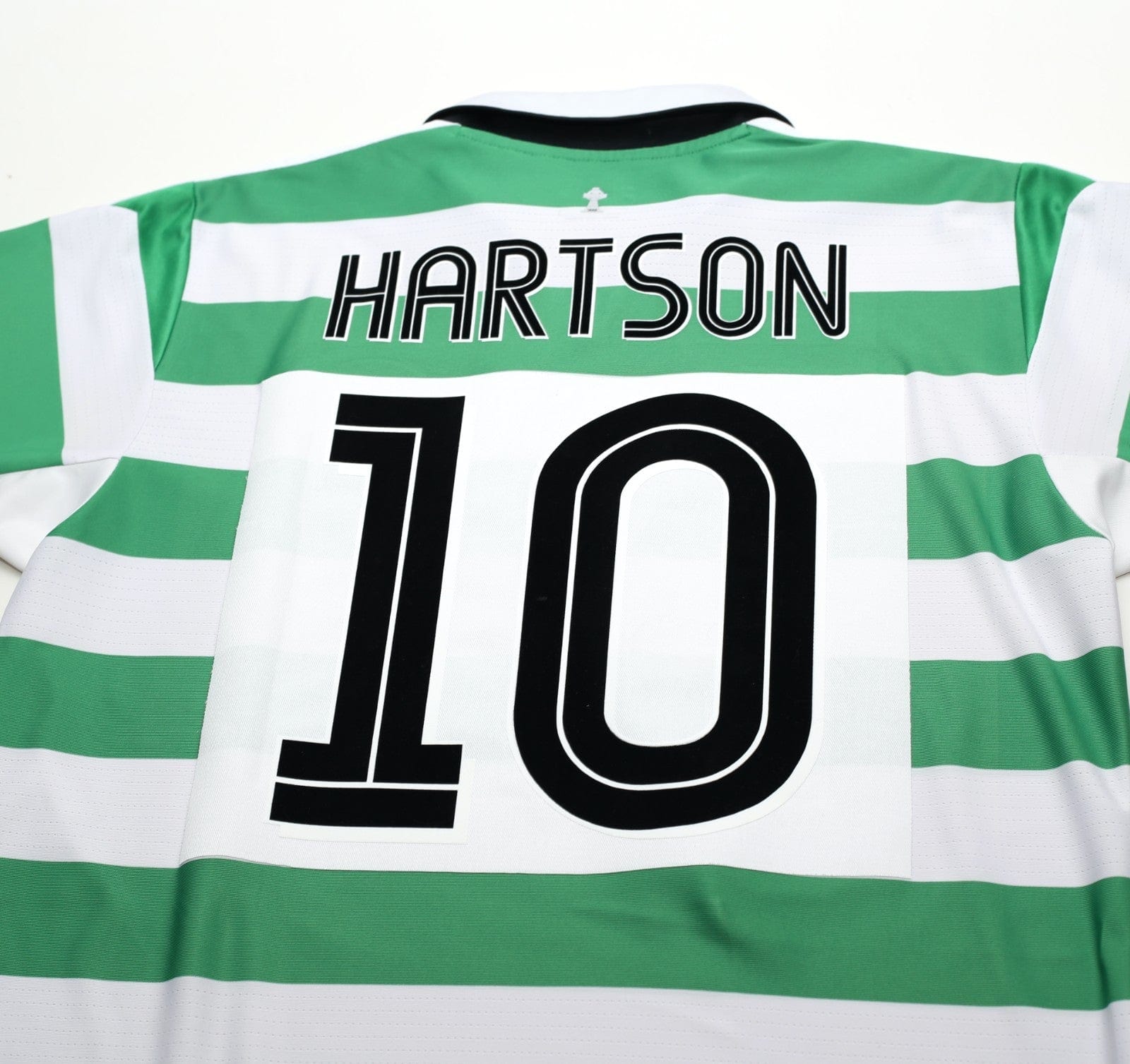 2004/05 LARSSON #7 Celtic Vintage Umbro European Home Football Shirt (M/L)