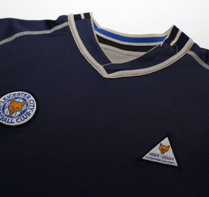 2004/05 LEICESTER CITY Vintage LCS 120 Years Anniversary Away Football Shirt (L)