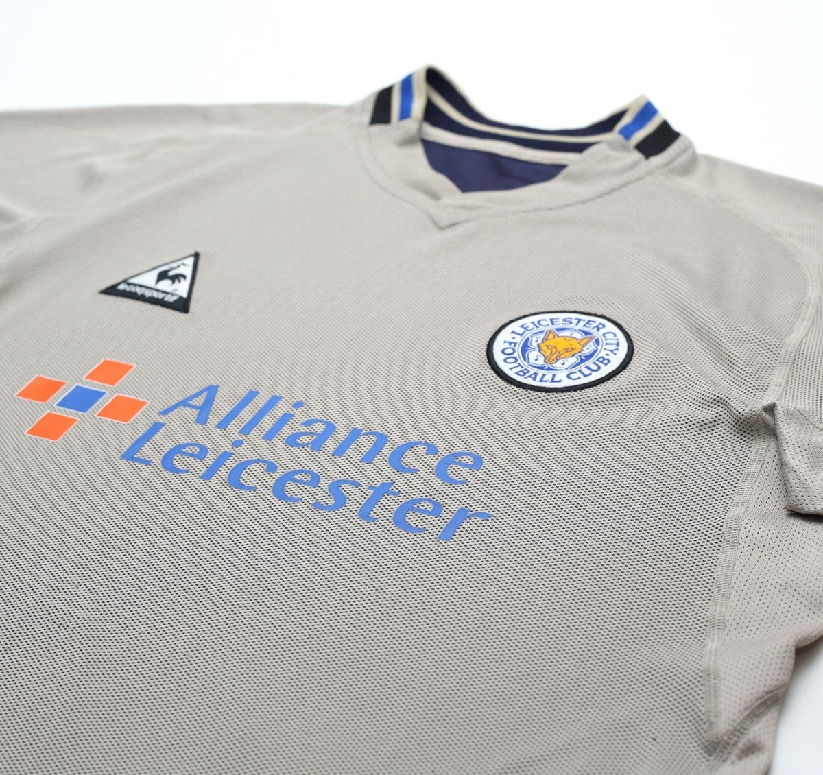 2004/05 LEICESTER CITY Vintage LCS 120 Years Anniversary Away Football Shirt (L)
