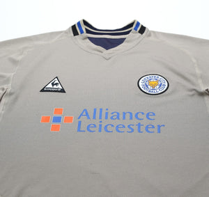 2004/05 LEICESTER CITY Vintage LCS 120 Years Anniversary Away Football Shirt (L)