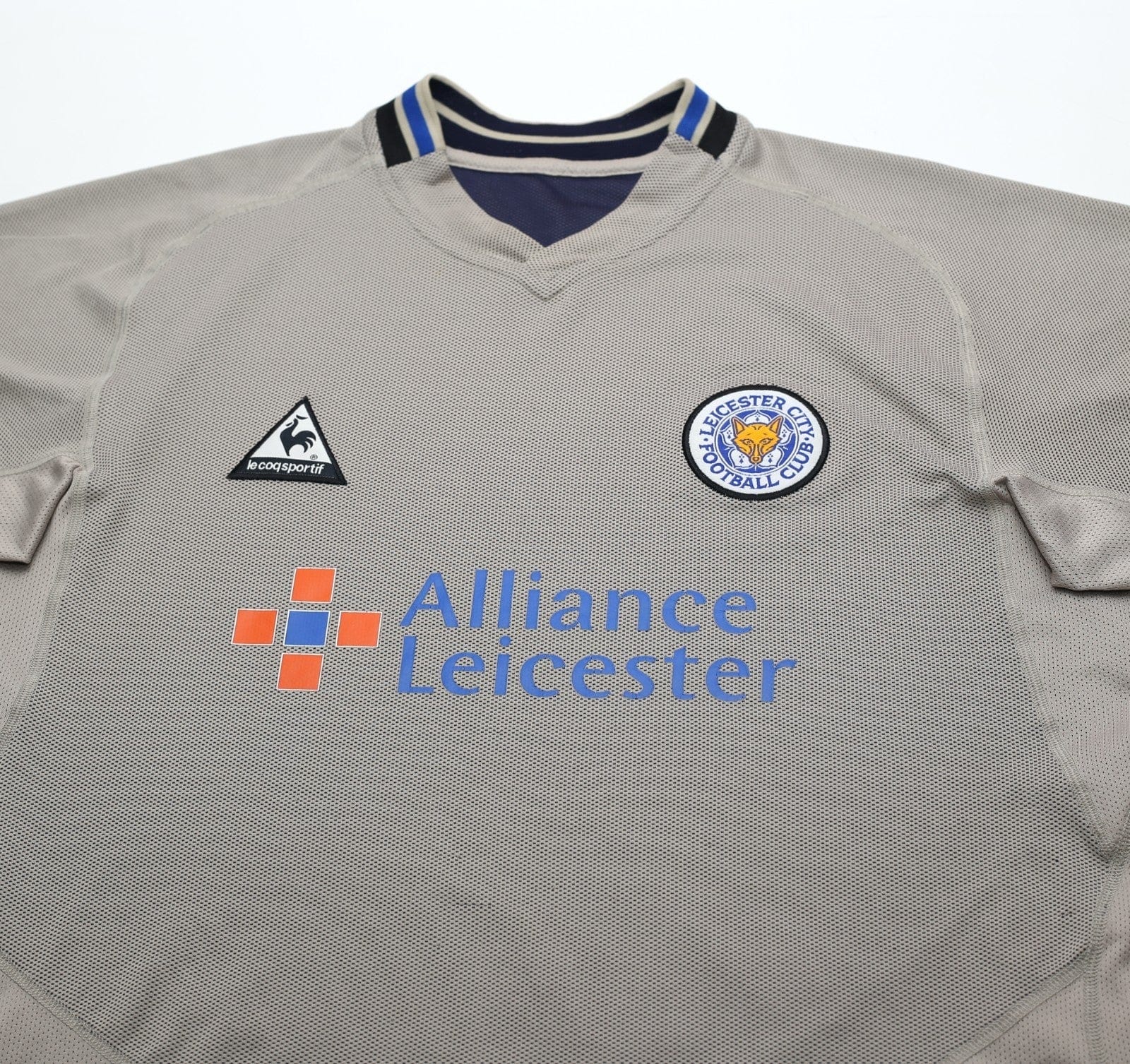 2004/05 LEICESTER CITY Vintage LCS 120 Years Anniversary Away Football Shirt (L)