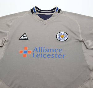 2004/05 LEICESTER CITY Vintage LCS 120 Years Anniversary Away Football Shirt (L)