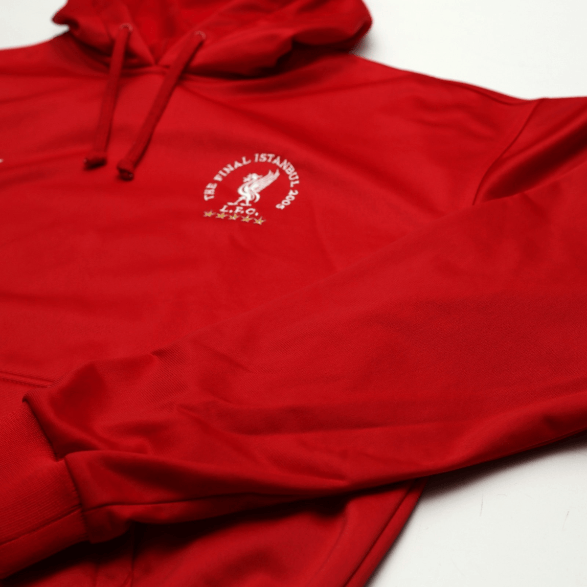 2004/05 Liverpool Vintage Reebok Champions League Final Football Hoodie Top (L)