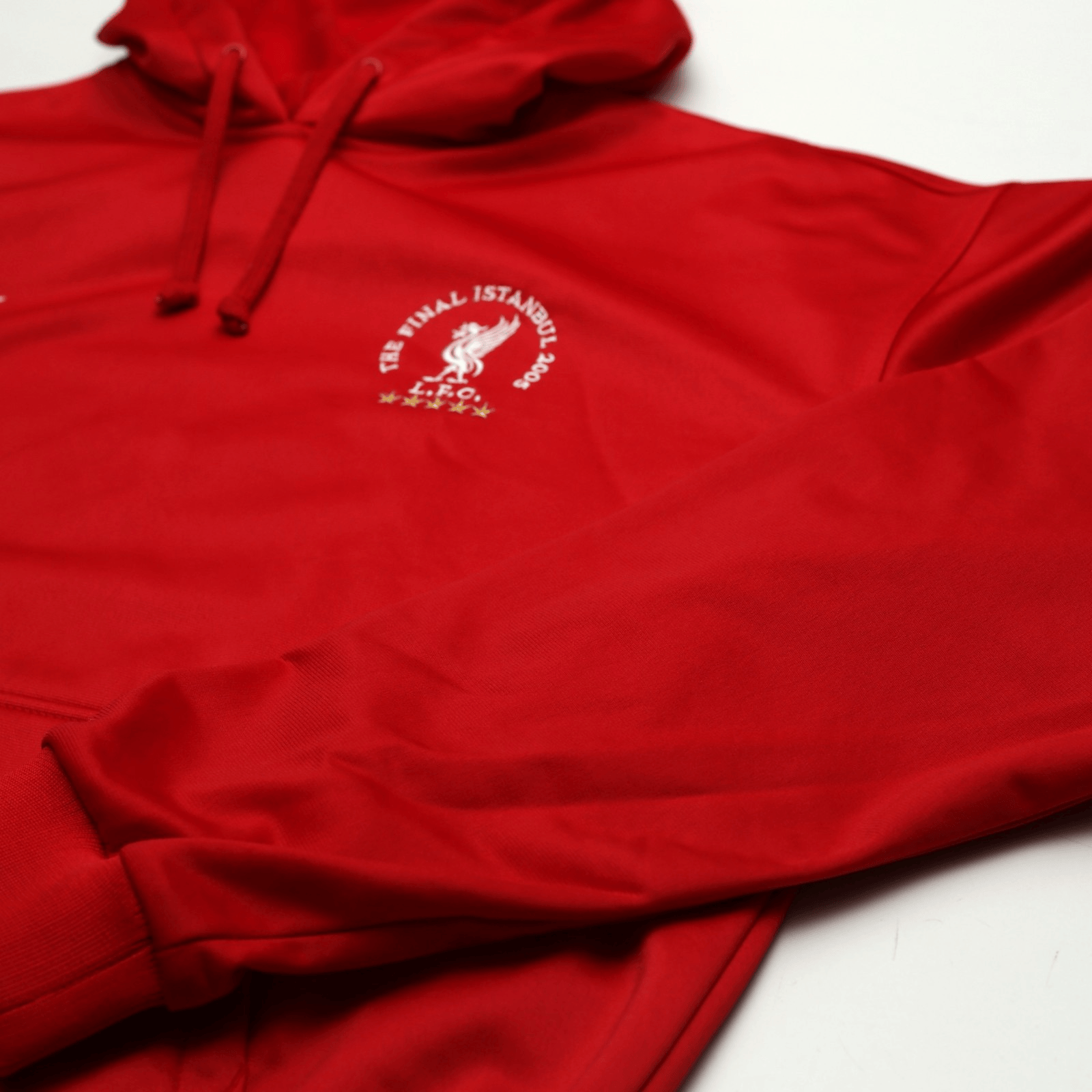 2004/05 Liverpool Vintage Reebok Champions League Final Football Hoodie Top (L)
