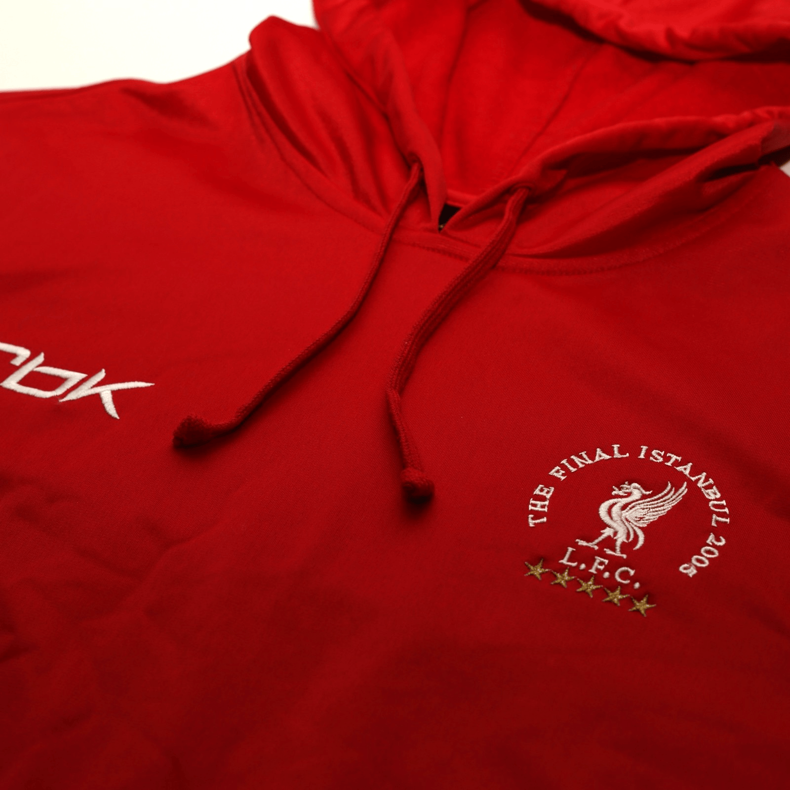 2004/05 Liverpool Vintage Reebok Champions League Final Football Hoodie Top (S)