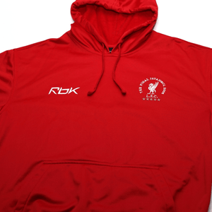 2004/05 Liverpool Vintage Reebok Champions League Final Football Hoodie Top (S)