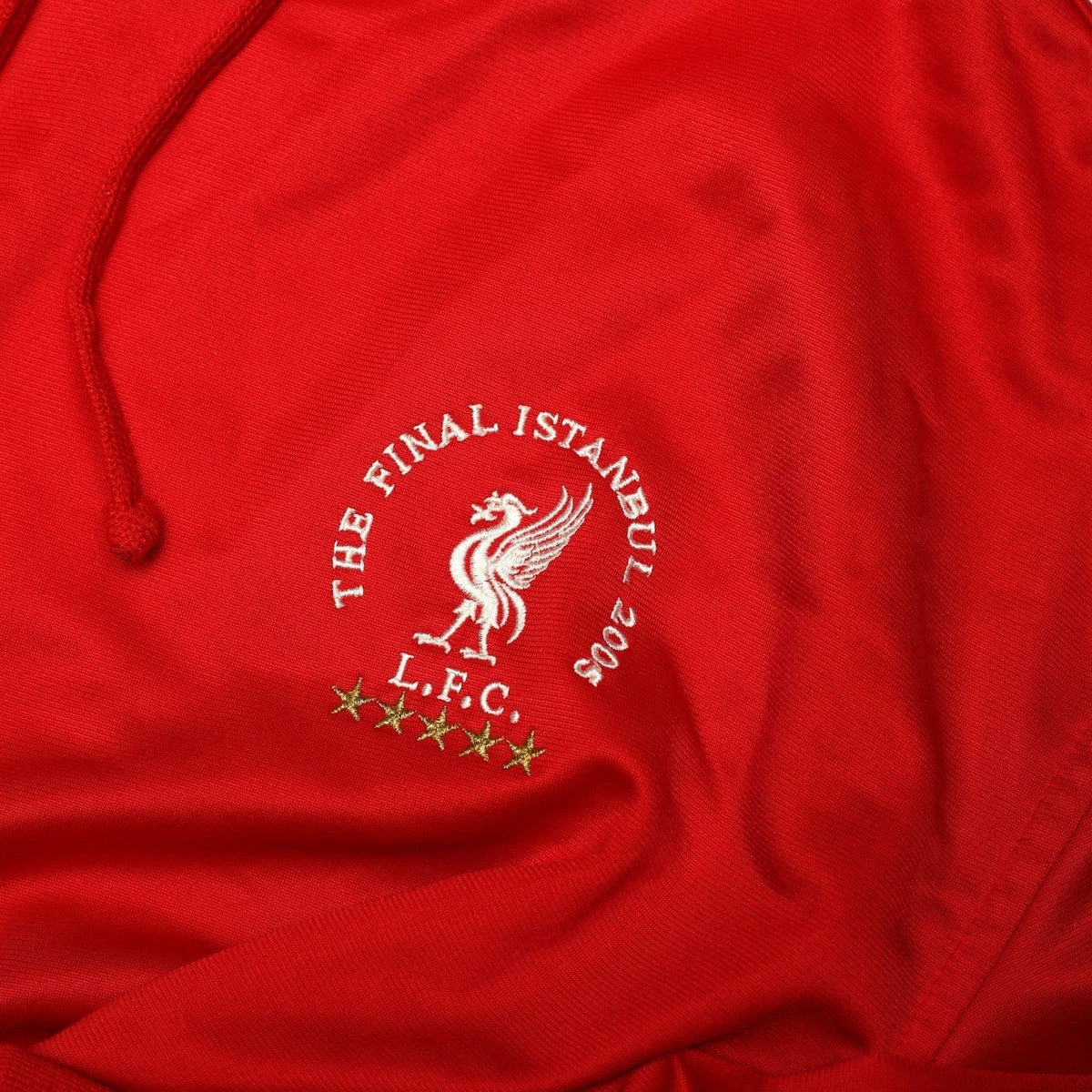 2004/05 Liverpool Vintage Reebok Champions League Final Football Hoodie Top (S)