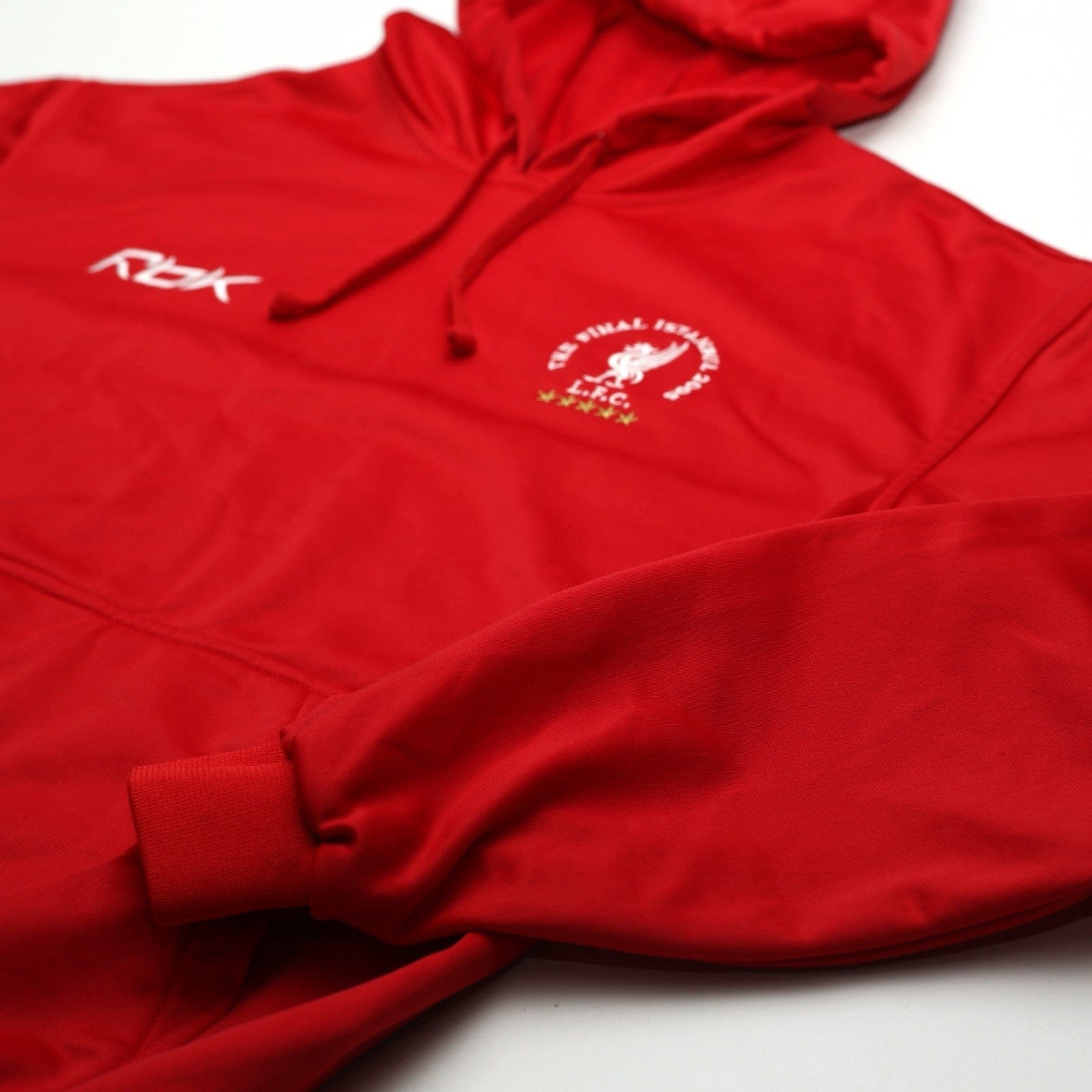 2004/05 Liverpool Vintage Reebok Champions League Final Football Hoodie Top (S)