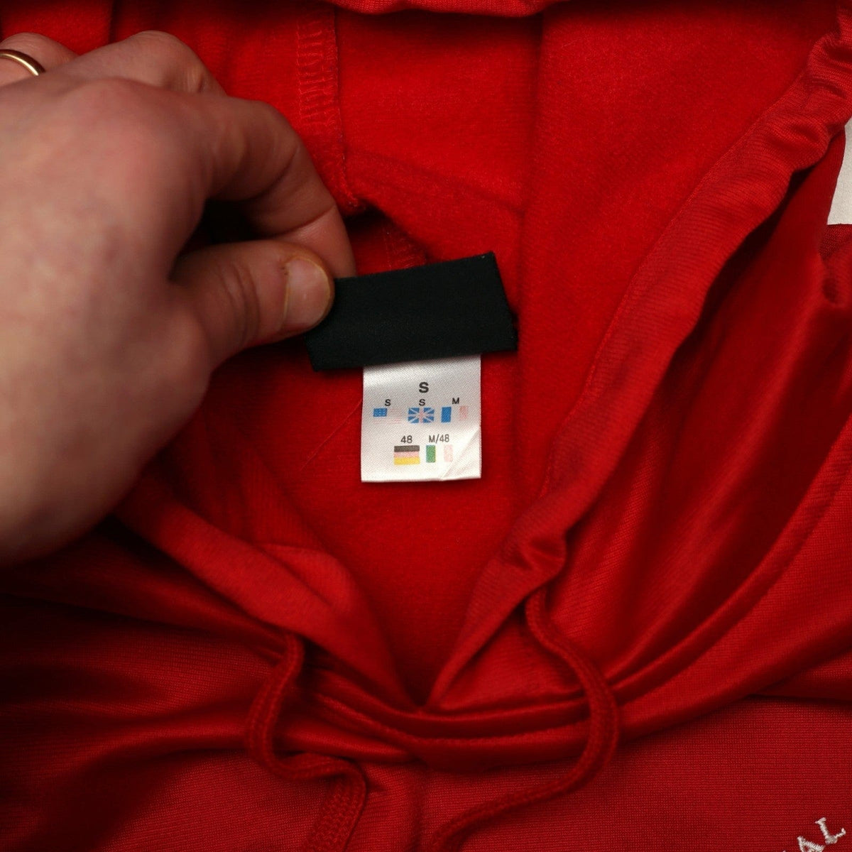 2004/05 Liverpool Vintage Reebok Champions League Final Football Hoodie Top (S)