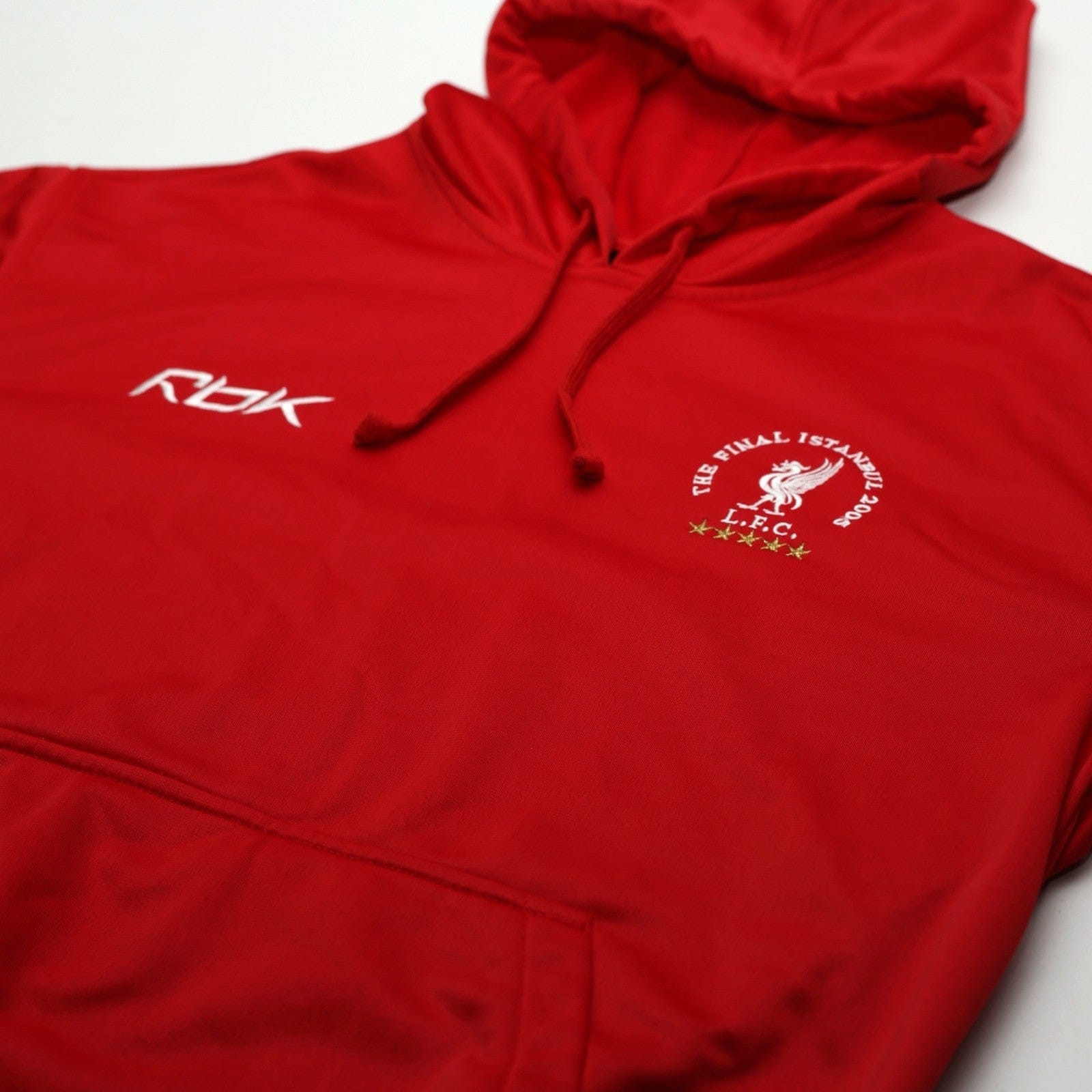 2004/05 Liverpool Vintage Reebok Champions League Final Football Hoodie Top (S)