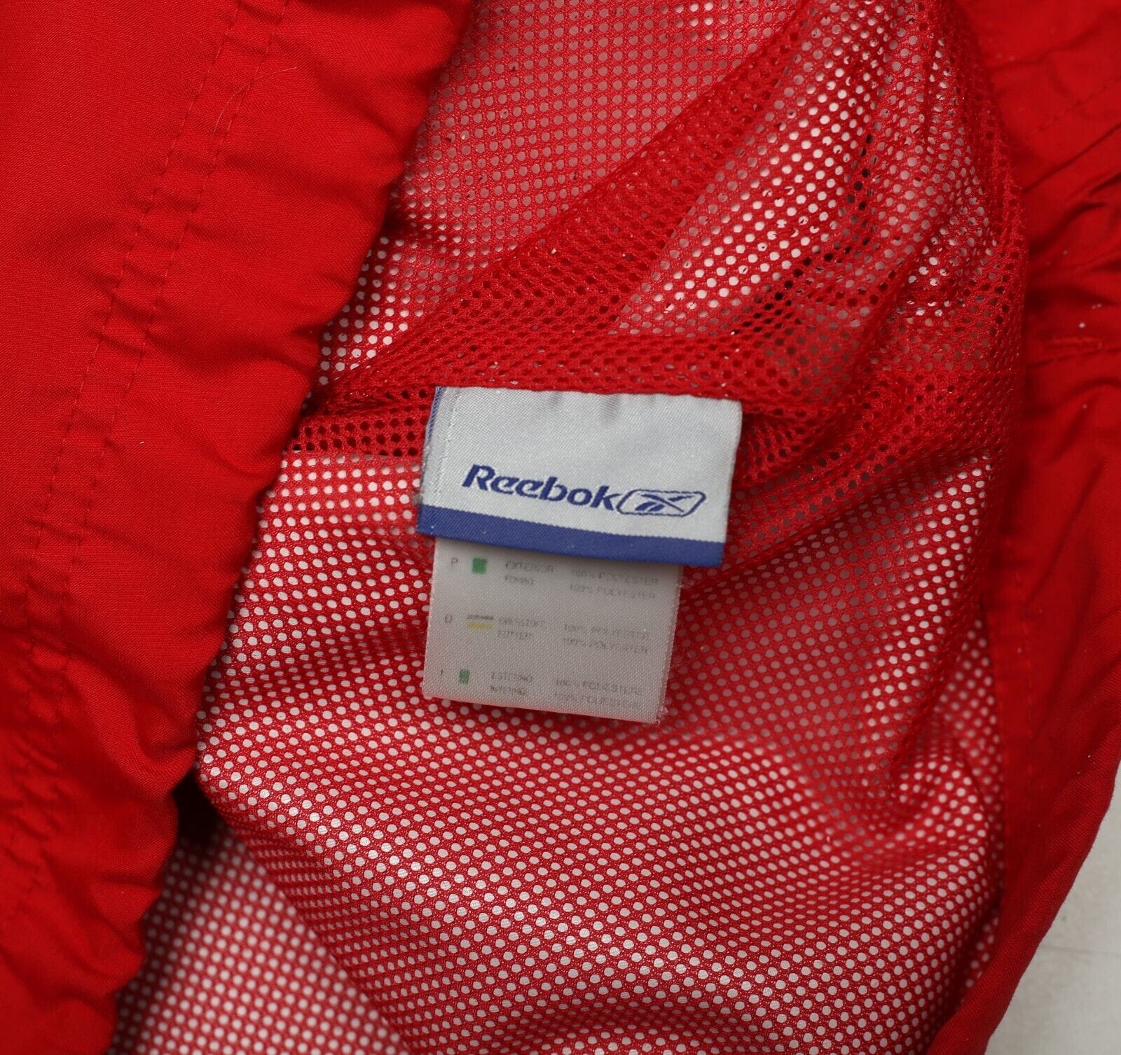 2004/05 LIVERPOOL Vintage Reebok Football Training Top Jacket (M)