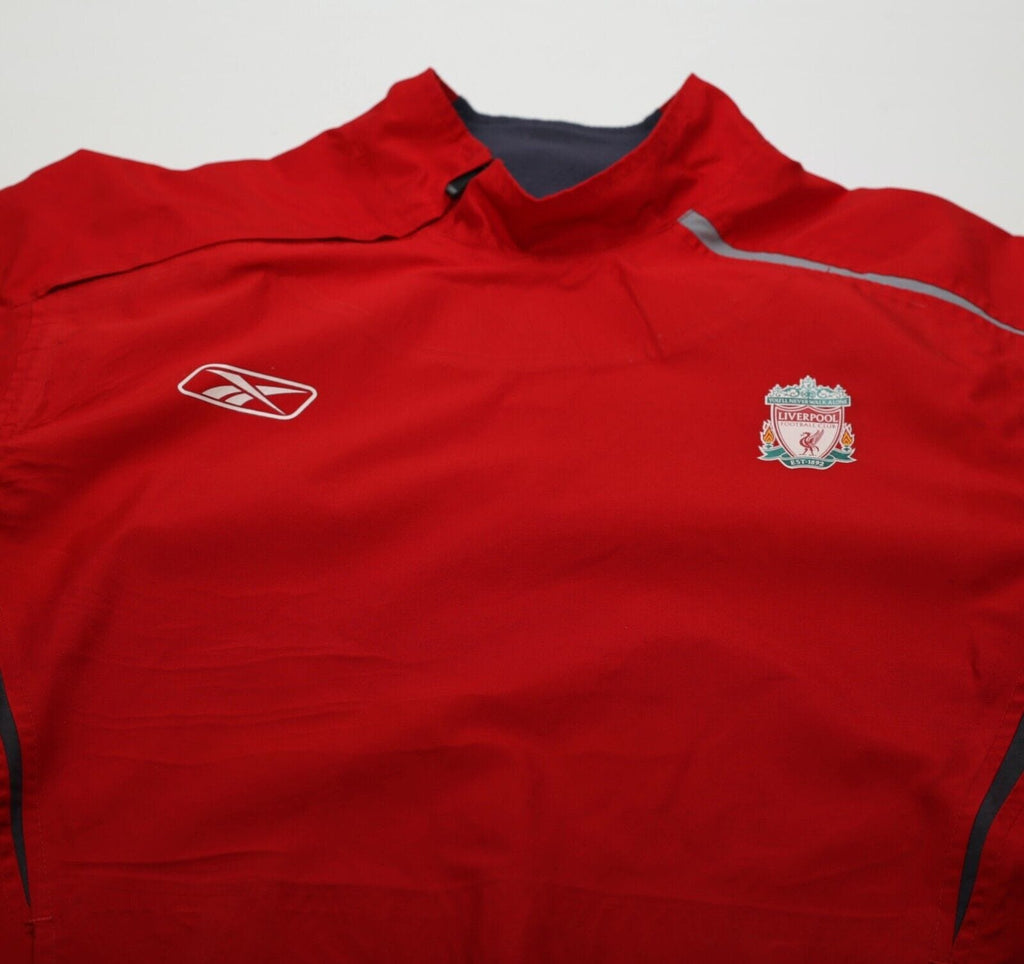 2004/05 LIVERPOOL Vintage Reebok Football Training Top Jacket (M)