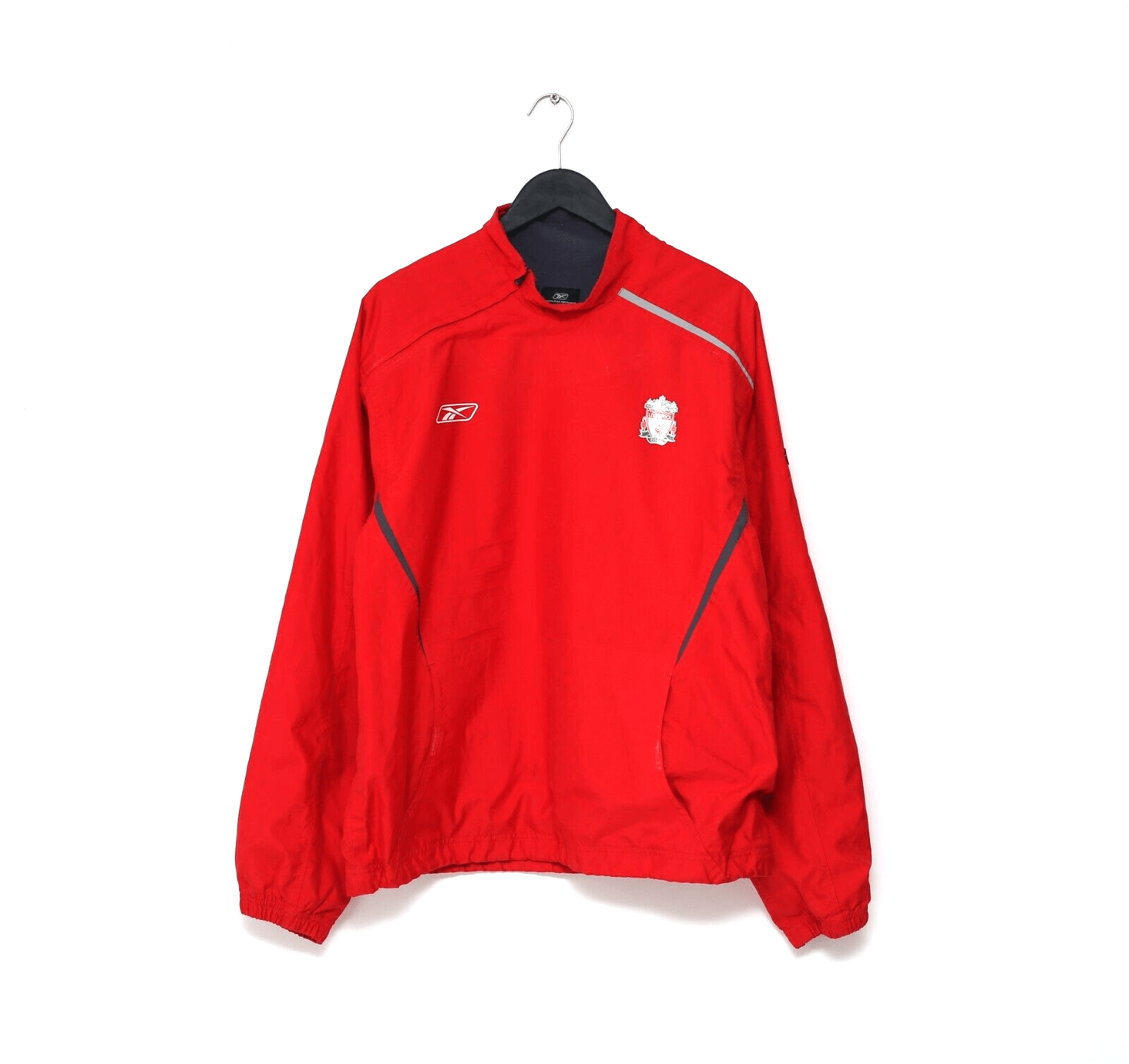 2004/05 LIVERPOOL Vintage Reebok Football Training Top Jacket (M)