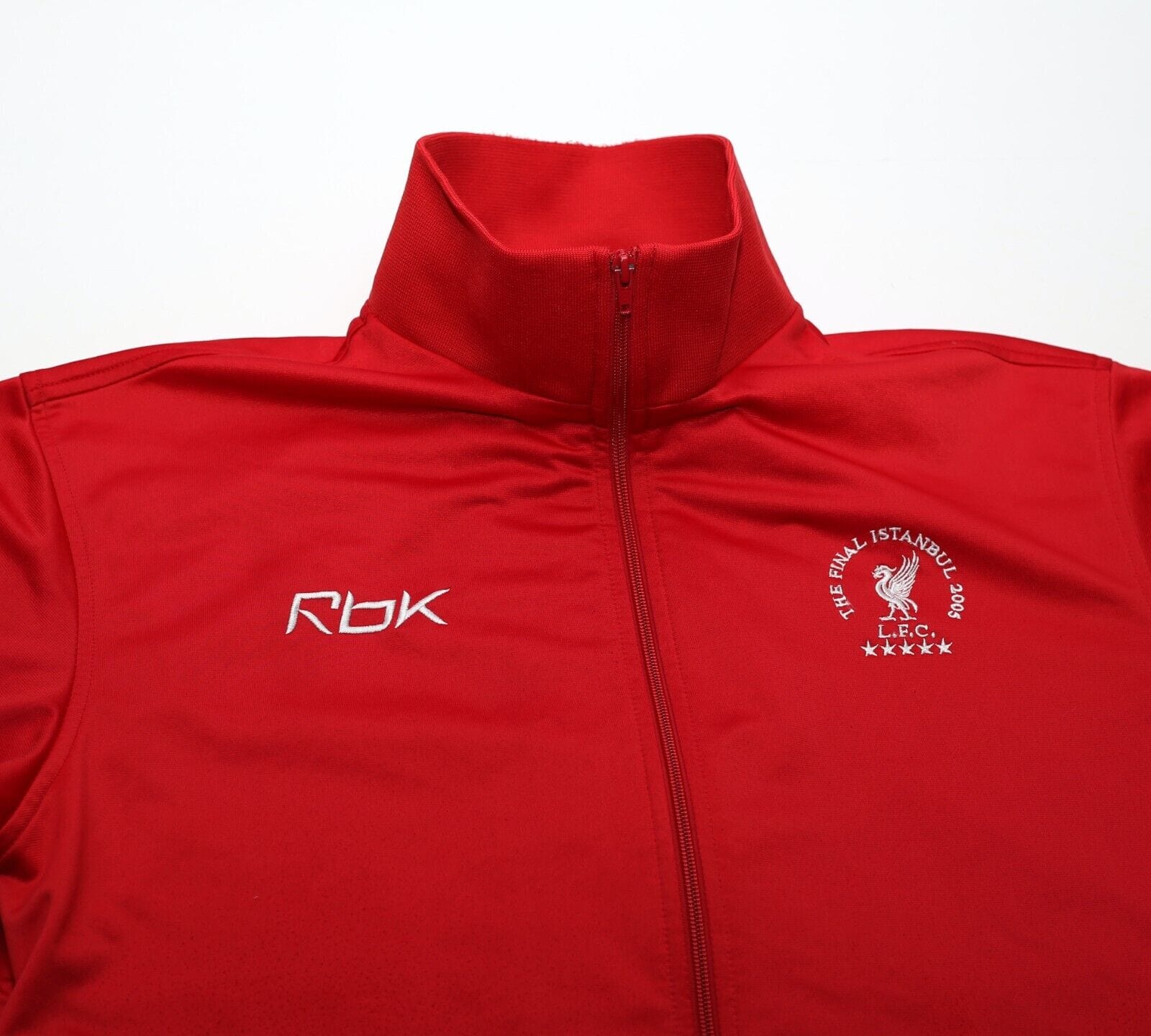 2004/05 LIVERPOOL Vintage Reebok UCL Final Football Jacket Track Top (L/XL)