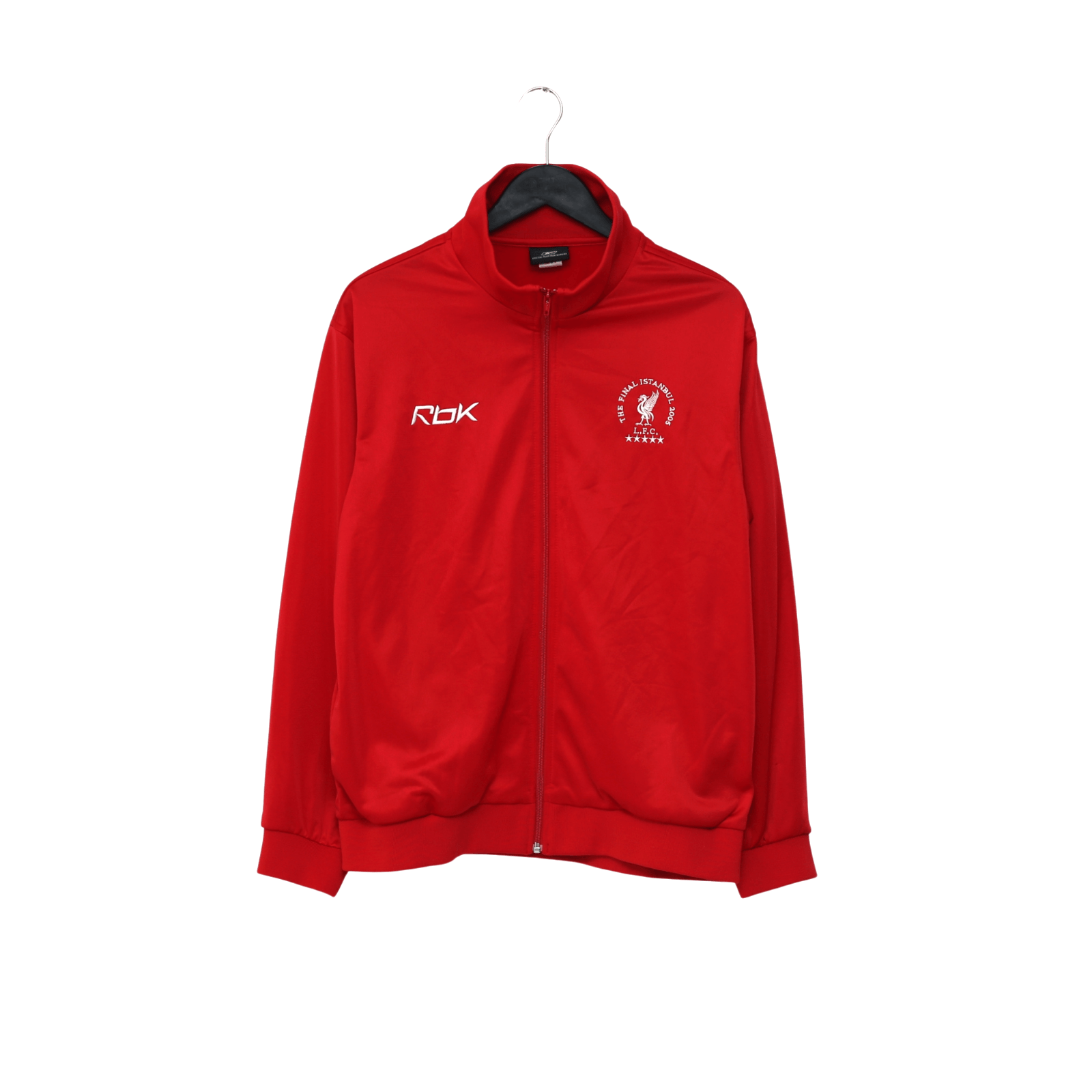 2004/05 Liverpool Vintage Reebok UCL Final Football Jacket Track Top (M)