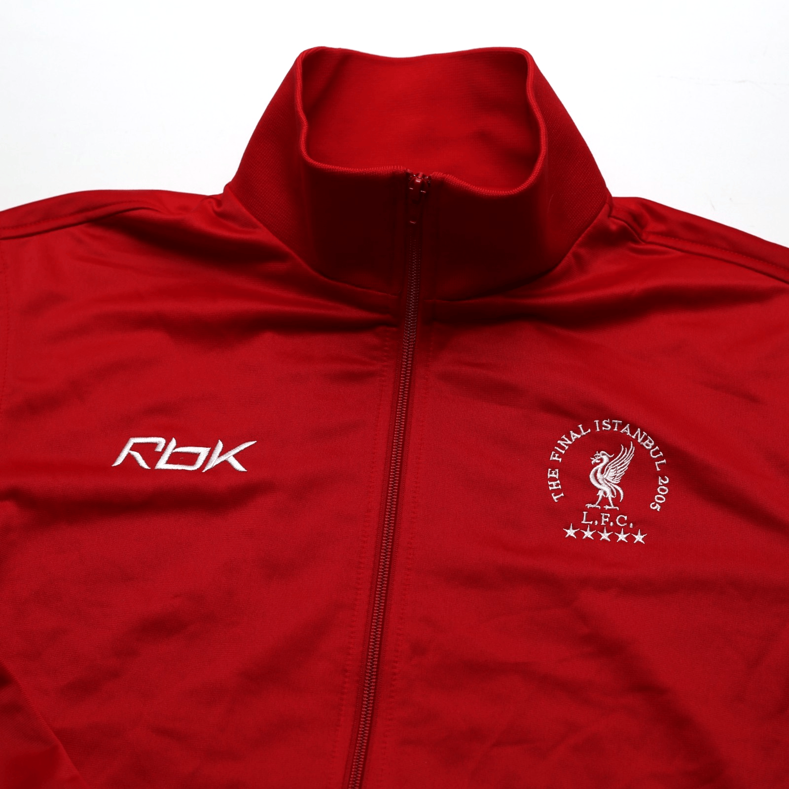 2004/05 Liverpool Vintage Reebok UCL Final Football Jacket Track Top (M)