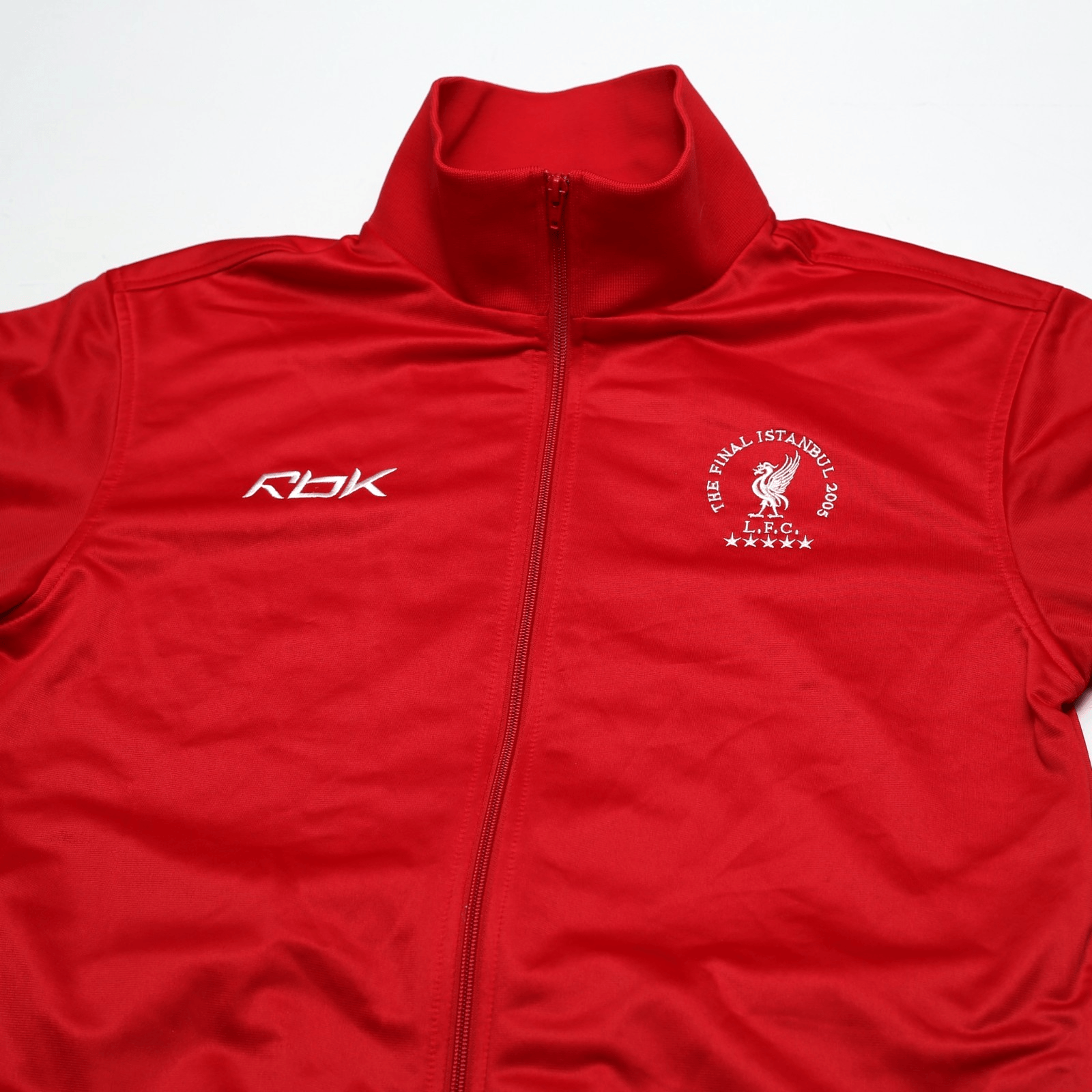 2004/05 Liverpool Vintage Reebok UCL Final Football Jacket Track Top (M)