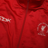 2004/05 Liverpool Vintage Reebok UCL Final Football Jacket Track Top (M)