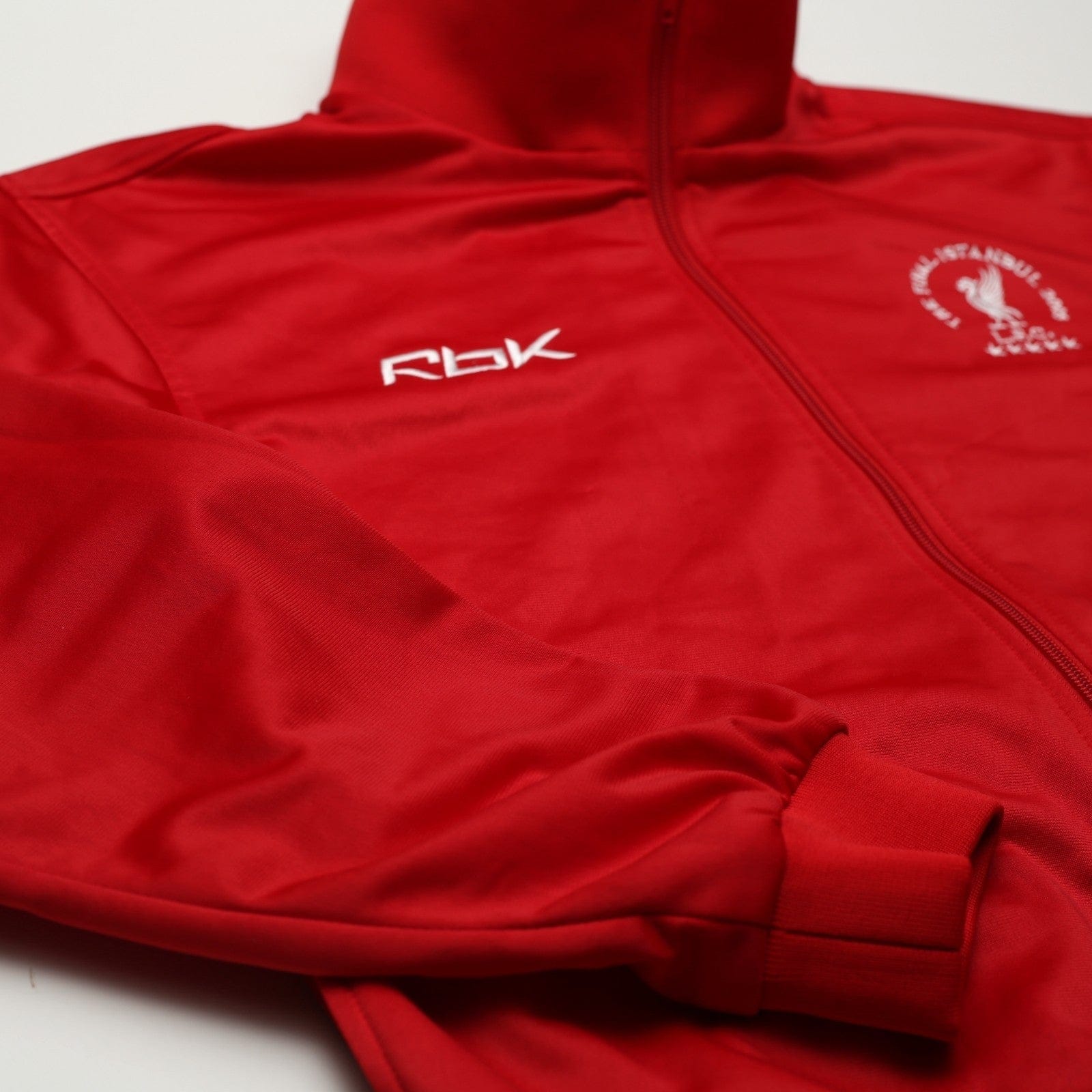 2004/05 Liverpool Vintage Reebok UCL Final Football Jacket Track Top (M)