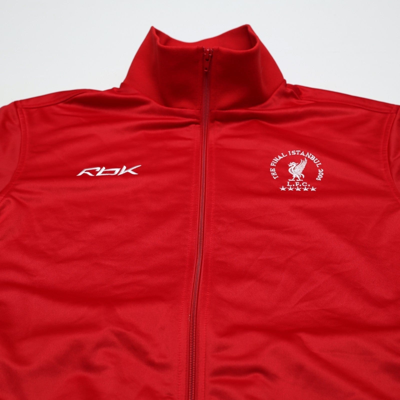 2004/05 Liverpool Vintage Reebok UCL Final Football Jacket Track Top (M)