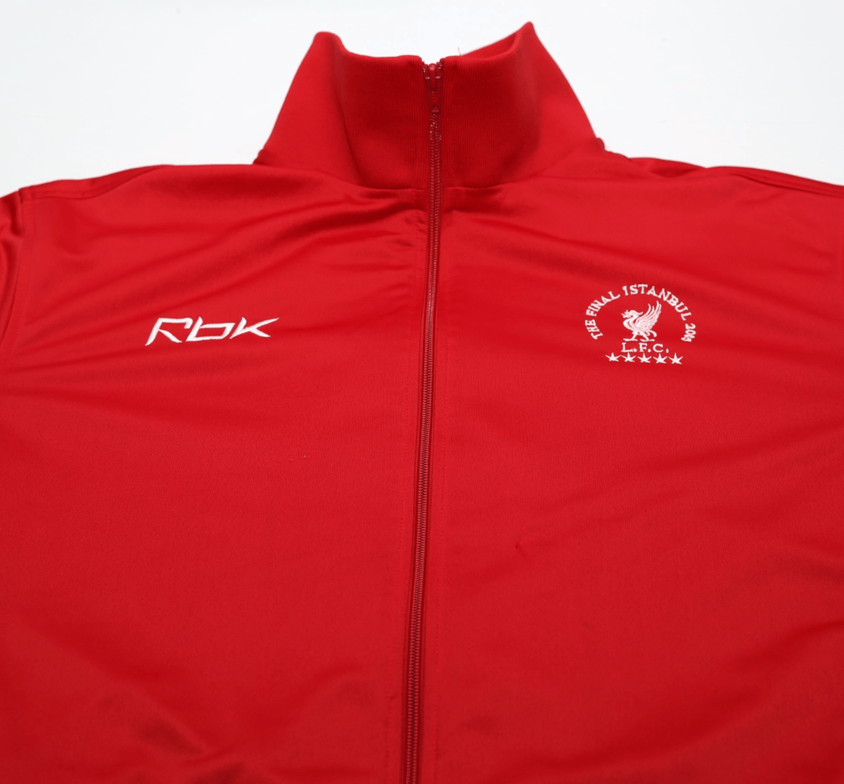 2004/05 LIVERPOOL Vintage Reebok UCL Final Football Jacket Track Top (XL)
