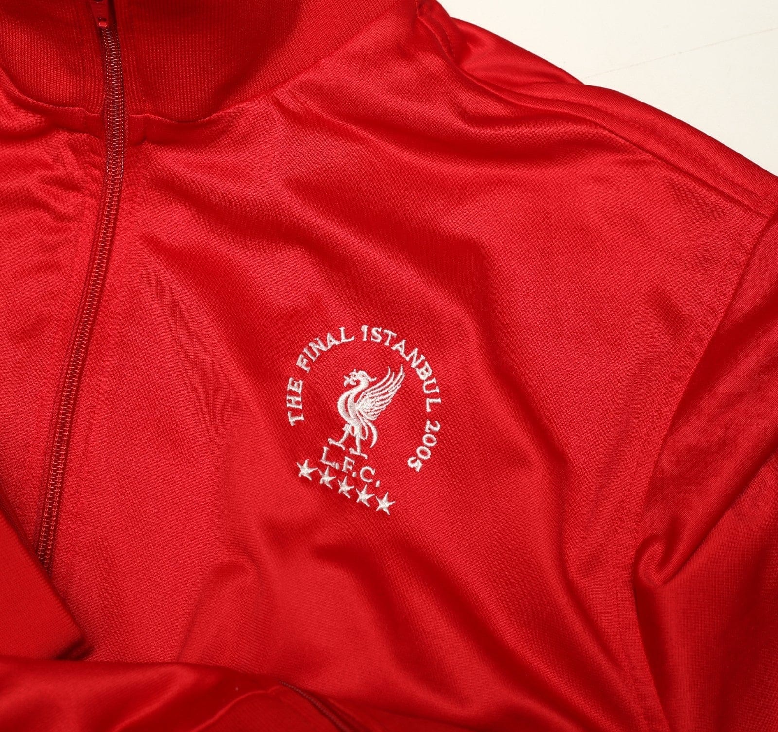 2004/05 LIVERPOOL Vintage Reebok UCL Final Football Jacket Track Top (XL)