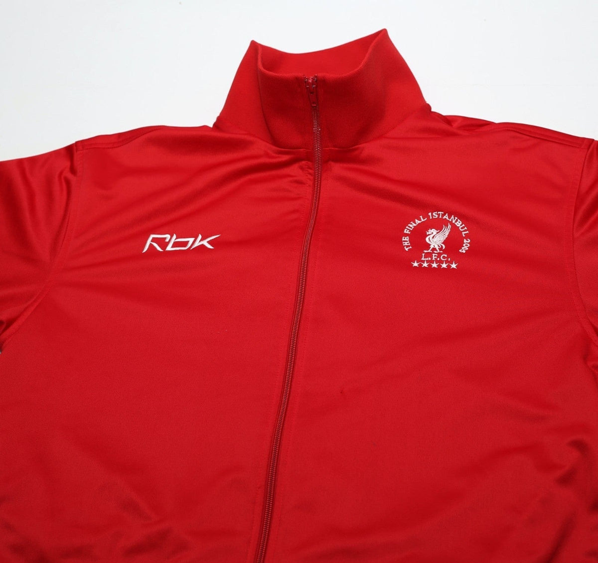 2004/05 LIVERPOOL Vintage Reebok UCL Final Football Jacket Track Top (XL)