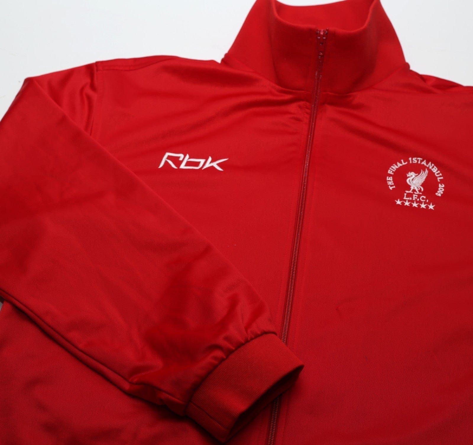 2004/05 LIVERPOOL Vintage Reebok UCL Final Football Jacket Track Top (XL)