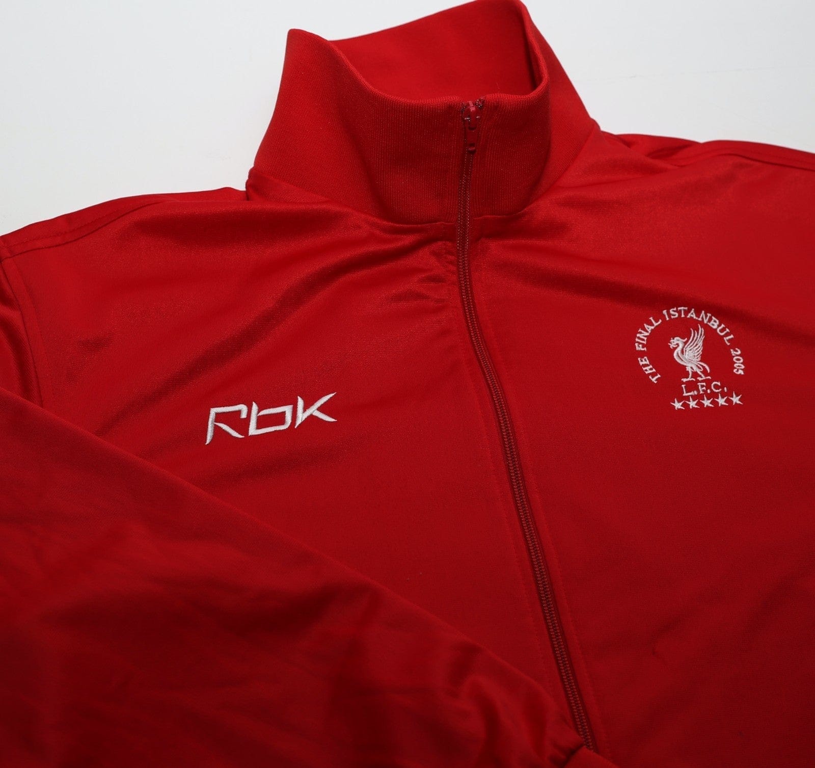 2004/05 LIVERPOOL Vintage Reebok UCL Final Football Jacket Track Top (XL)