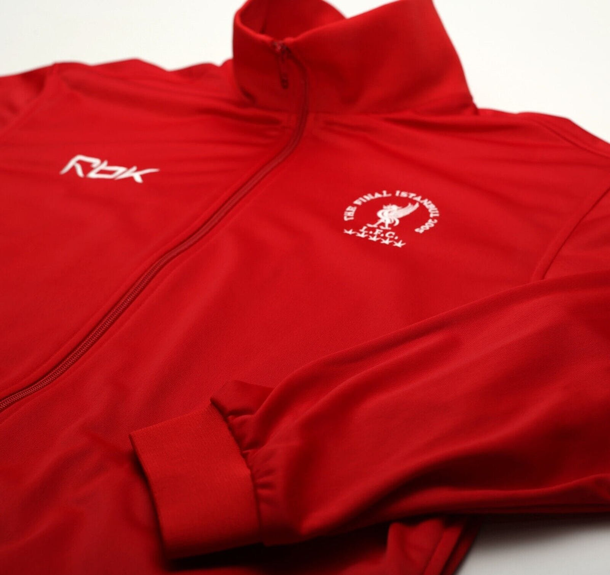 2004/05 LIVERPOOL Vintage Reebok UCL Istanbul Final Football Track Jacket (M/L)