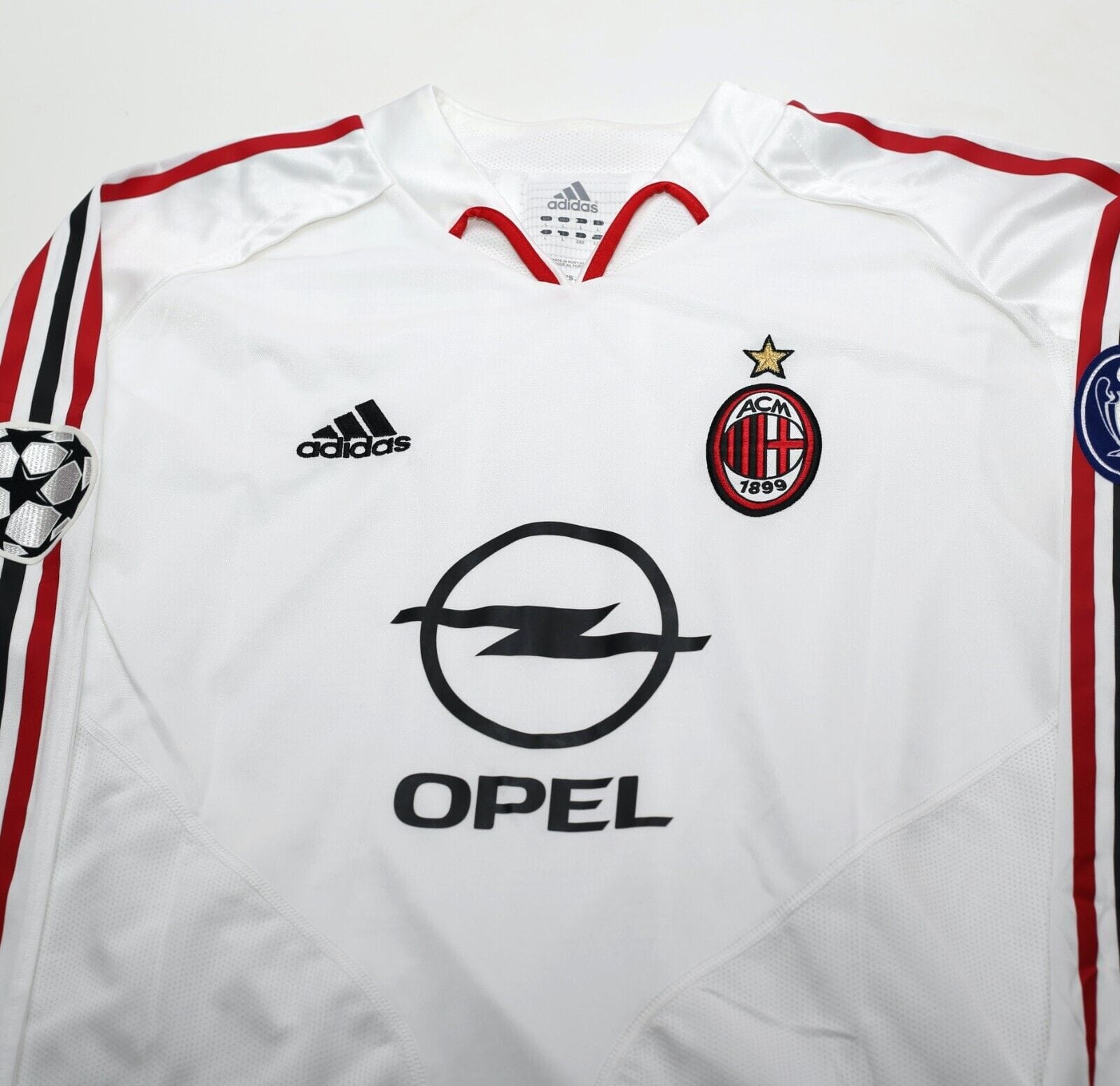 2004/05 MALDINI #3 AC Milan adidas Player Issue Spec UCL Away Football Shirt (L)