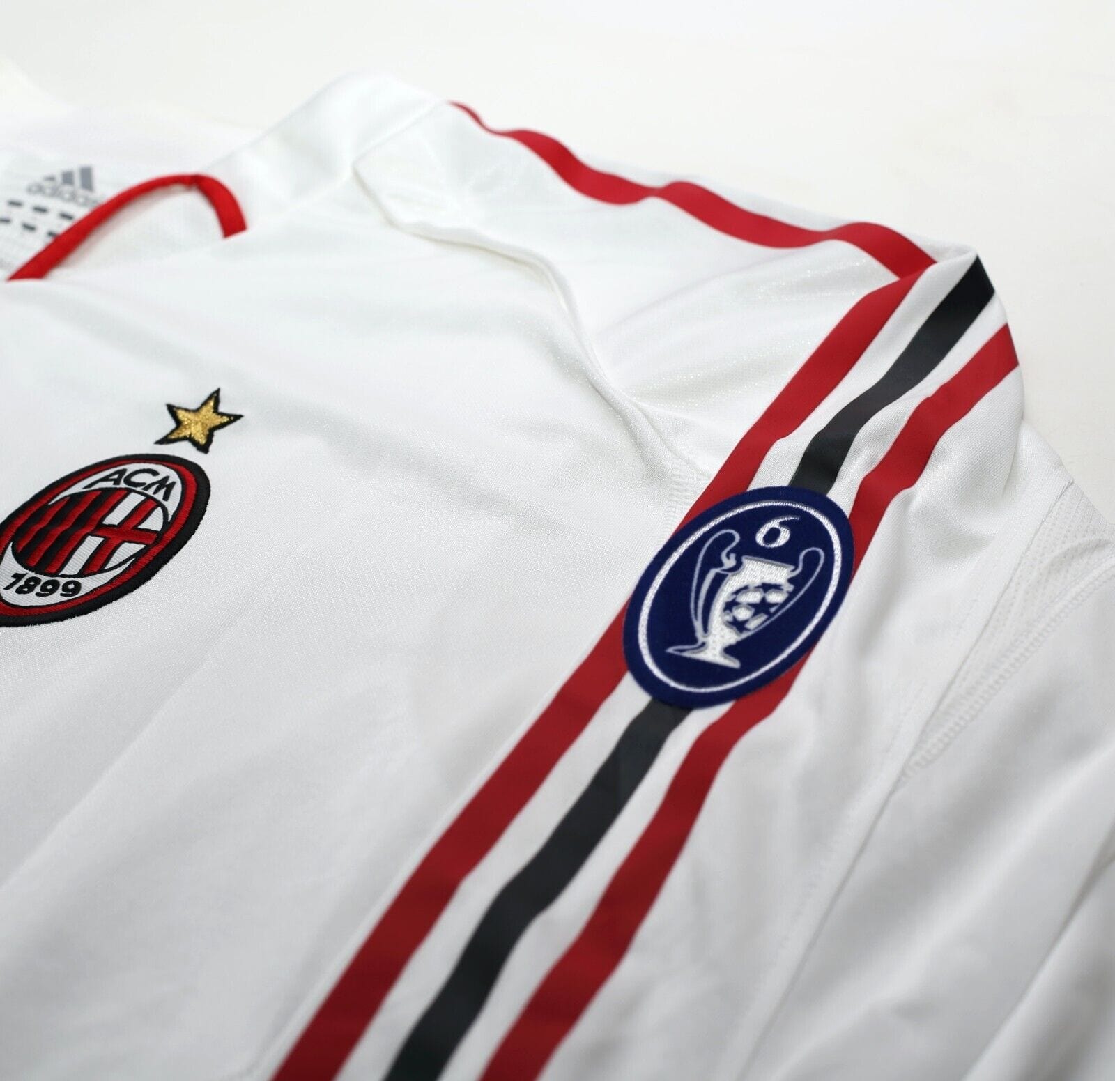 2004/05 MALDINI #3 AC Milan adidas Player Issue Spec UCL Away Football Shirt (L)