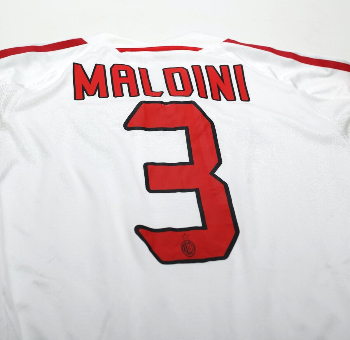 2004/05 MALDINI #3 AC Milan adidas Player Issue Spec UCL Away Football Shirt (L)