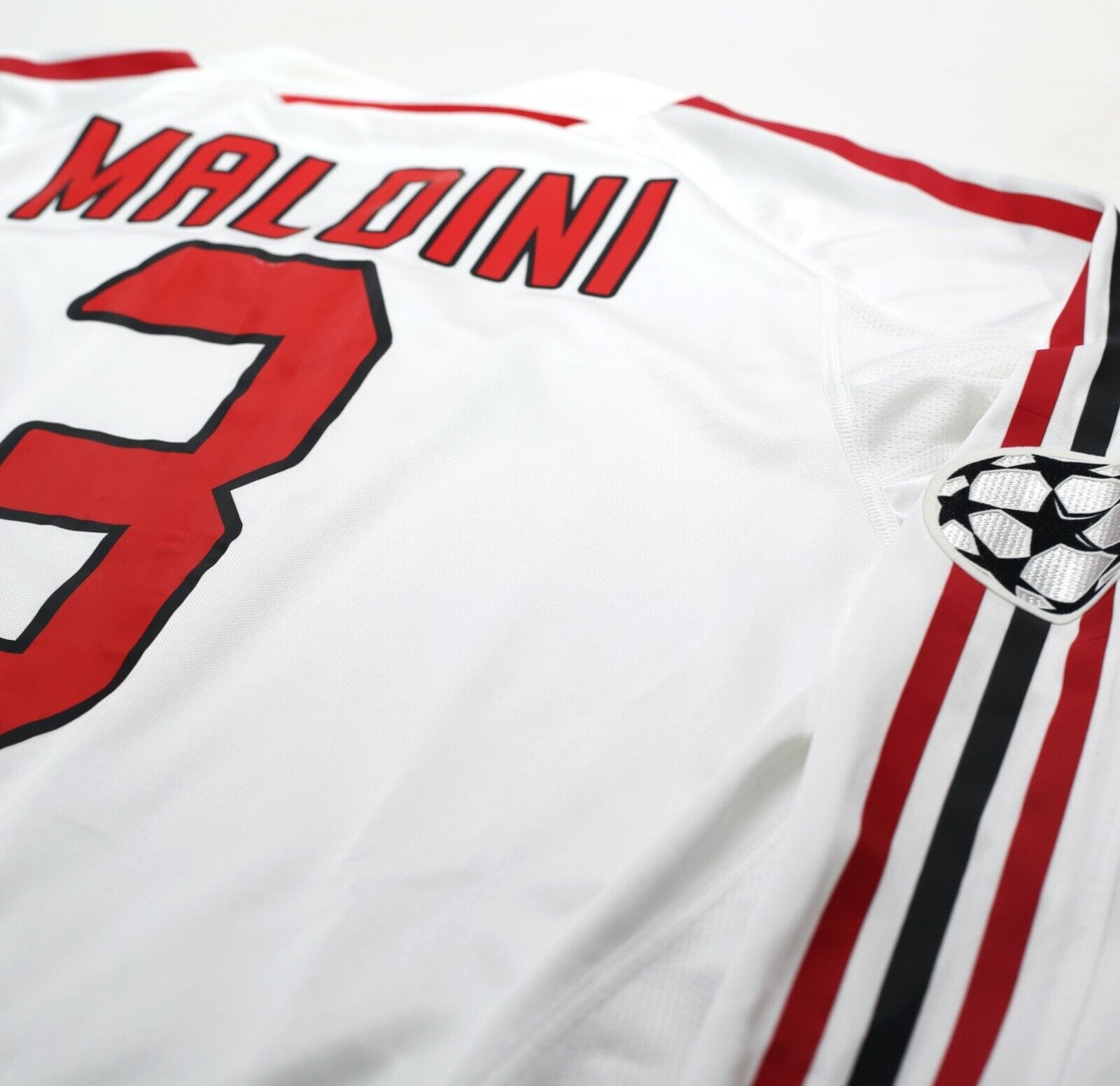 2004/05 MALDINI #3 AC Milan adidas Player Issue Spec UCL Away Football Shirt (L)