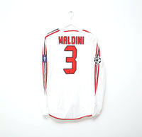 2004/05 MALDINI #3 AC Milan adidas Player Issue Spec UCL Away Football Shirt (L)