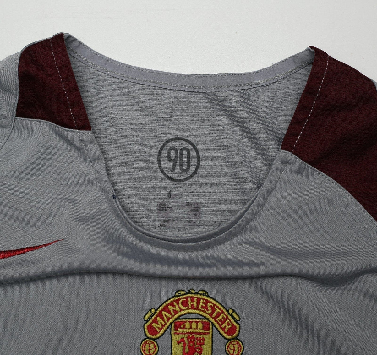 2004/05 MANCHESTER UNITED Vintage Nike Total 90 Football Training Shirt Top (S)