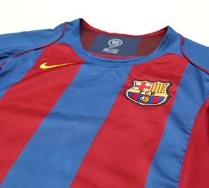 2004/05 MESSI #30 Barcelona Vintage Nike Home Football Shirt Jersey (M)