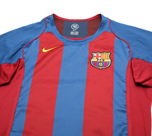 2004/05 MESSI #30 Barcelona Vintage Nike Home Football Shirt Jersey (M)